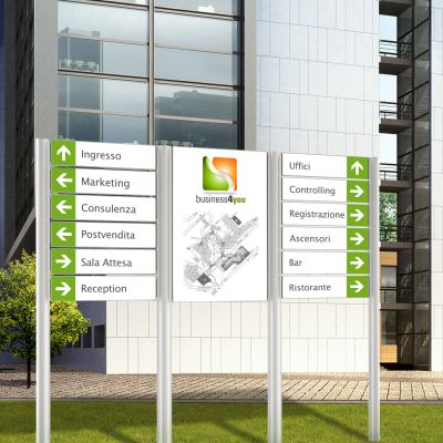 signcode eXtern floor Pfosten